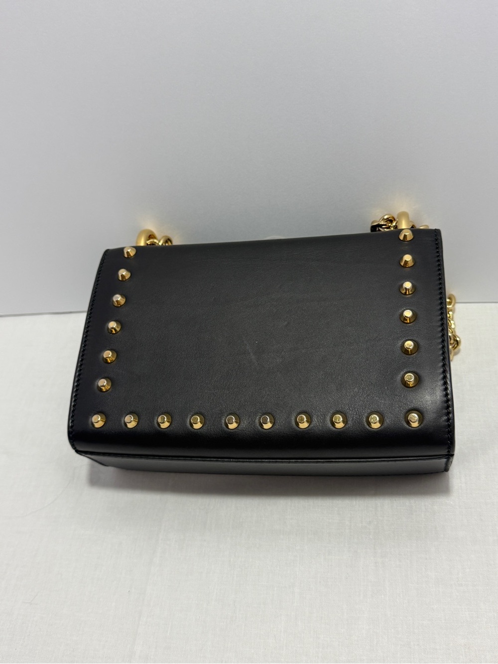 Gucci Women's Padlock Studded Leather Shoulder Bag *AUTHENTIC* - Picture 3 of 5